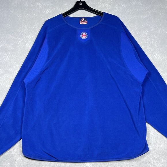 Vintage Chicago Cubs MLB Sweatshirt Men’s XL Blue Sweater Long Sleeve Fleece - Picture 2 of 13